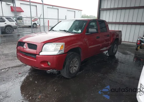 2008 Mitsubishi Raider Ls из США, поврежденный, VIN 1Z7HC28K48S619894